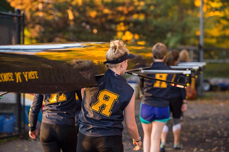 The Women's crew team